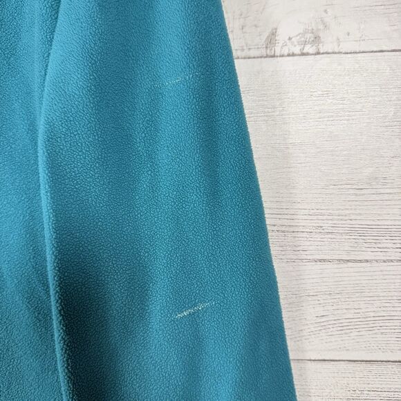 LL Bean Womens Size Large Blue Fleece pullover sweater - Picture 3 of 5